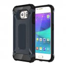 For Galaxy S6 Dark Blue Tough Armor TPU + PC Combination Case