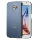 For Galaxy S6 Dark Blue Heat Radiation Design Armor Metal + PC Protective Case