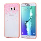 For Galaxy S6 Edge+ Cherry Blossom Flower Pattern Plastic Protective Case 1