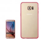 For Galaxy S6 Edge+ Pink Rainbow Series Acrylic and TPU Material Hard Case