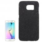 For Galaxy S6 Edge+ Black Flash Powder Skin Paste Plastic Protective Case