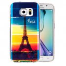 For Galaxy S6 Edge+ IMD Eiffel Pattern Blu-ray Soft TPU Protective Case