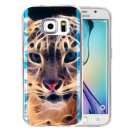 For Galaxy S6 Edge+ IMD Tiger Pattern Blu-ray Soft TPU Protective Case