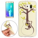 For Galaxy S6 Edge+ Tree and Bird Pattern TPU Protective Case