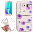 For Galaxy S6 Edge+ Dandelion Pattern TPU Protective Case