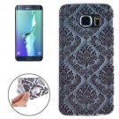 For Galaxy S6 Edge+ Ultrathin Flowers Pattern TPU Protective Case