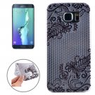 For Galaxy S6 Edge+ Ultrathin Flowers Pattern TPU Protective Case