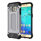 For Galaxy S6 Edge+ Grey Tough Armor TPU + PC Combination Case