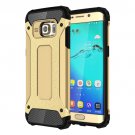 For Galaxy S6 Edge+ Gold Tough Armor TPU + PC Combination Case