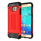 For Galaxy S6 Edge+ Red Tough Armor TPU + PC Combination Case