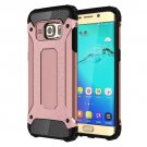 For Galaxy S6 Edge+ Rose Gold Tough Armor TPU + PC Combination Case