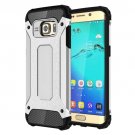 For Galaxy S6 Edge+ Silver Tough Armor TPU + PC Combination Case
