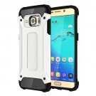 For Galaxy S6 Edge+ White Tough Armor TPU + PC Combination Case