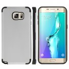 For Galaxy S6 Edge+ Silver PC + TPU Combination Case