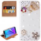 For Galaxy Note 5 Crown Diamond Leather Case with Holder & Card Slots