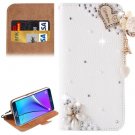 For Galaxy Note 5 I Love You Diamond Leather Case with Holder & Card Slots