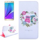 For Galaxy Note 5 Owl Diamond Leather Case with Holder, Wallet & Card Slots