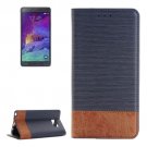 For Galaxy Note 5 Grey Cross Leather Case with Card Slots, Holder & Wallet