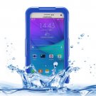 For Galaxy Note 5 Blue IPX8 TPU + PC Waterproof Case with Lanyard