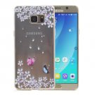 For Galaxy Note 5 Butterfly Pattern Soft TPU Protective Back Cover Case