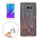 For Galaxy Note 5 Bike Pattern Soft TPU Protective Back Cover Case