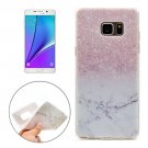 For Galaxy Note 5 Marbling Pattern Soft TPU Protective Back Cover Case