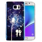 For Galaxy Note 5 IMD Dandelion Pattern Blu-ray Soft TPU Protective Case