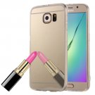 For Galaxy Note 5 Gold Electroplating Mirror TPU Protective Case