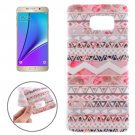 For Galaxy Note 5 Ultrathin National Style Stripes Pattern TPU Protective Case