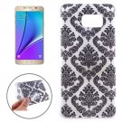 For Galaxy Note 5 Ultrathin Embossed Flowers Pattern TPU Protective Case