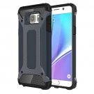 For Galaxy Note 5 Dark Blue Tough Armor TPU + PC Combination Case