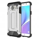 For Galaxy Note 5 Silver Tough Armor TPU + PC Combination Case