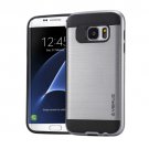 For Galaxy Note 5 Grey Brushed Texture PC + TPU Protective Case