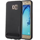 For Galaxy Note 5 Black Motomo Armor Metal + TPU Protective Case