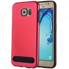 For Galaxy Note 5 Red Motomo Armor Metal + TPU Protective Case
