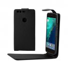 For Google Pixel Black Ordinary Texture Vertical Flip Leather Case