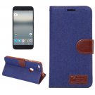 For Google Pixel Dark Blue Denim Leather Case with Holder & Card Slots