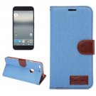 For Google Pixel Blue Denim Leather Case with Holder & Card Slots