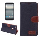 For Google Pixel XL Black Denim Leather Case with Holder & Card Slots