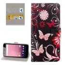 For Google Pixel XL Butterfly Pattern Leather Case with Holder, Card Slots & Wallet