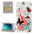 For Google Pixel Butterfly Pattern Leather Case with Holder, Card Slots & Wallet