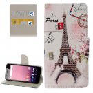 For Google Pixel XL Eiffel Pattern Leather Case with Holder, Card Slots & Wallet