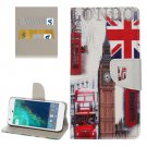 For Google Pixel Big Ben Pattern Leather Case with Holder, Card Slots & Wallet