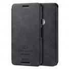 For Nexus 6P Black Mofi Vintage Leather Case with Holder, Card Slots & Wallet