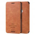 For Nexus 6P Brown Mofi Vintage Leather Case with Holder, Card Slots & Wallet