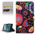For Nexus 5X Acaleph Pattern Leather Case with Holder, Card Slots & Wallet