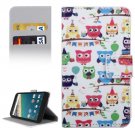 For Nexus 5X Owls Party Pattern Leather Case with Holder, Card Slots & Wallet