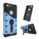 For Google Pixel Blue Rotating Tough Armor TPU+PC Case with Holder