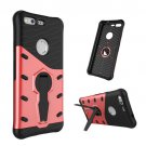 For Google Pixel Red Rotating Tough Armor TPU+PC Case with Holder