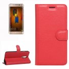 For Huawei Mate 9 Pro Red Leather Case with Holder, Card Slots & Wallet